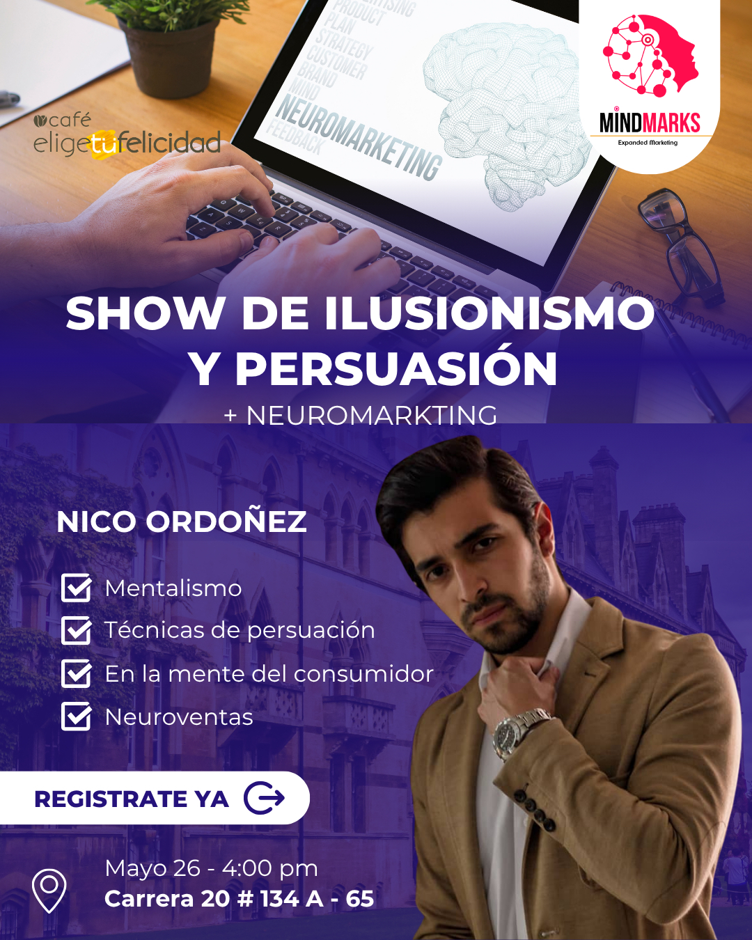 Promos eventos Café ETF (Post de Instagram (4:5)) – 8 talleres